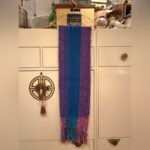 Stylish Blue and Purple Scarf